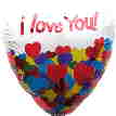 Folienballon: I loveYou