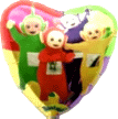 Kindergeburtstag mit Tele Tubbies Luftballons